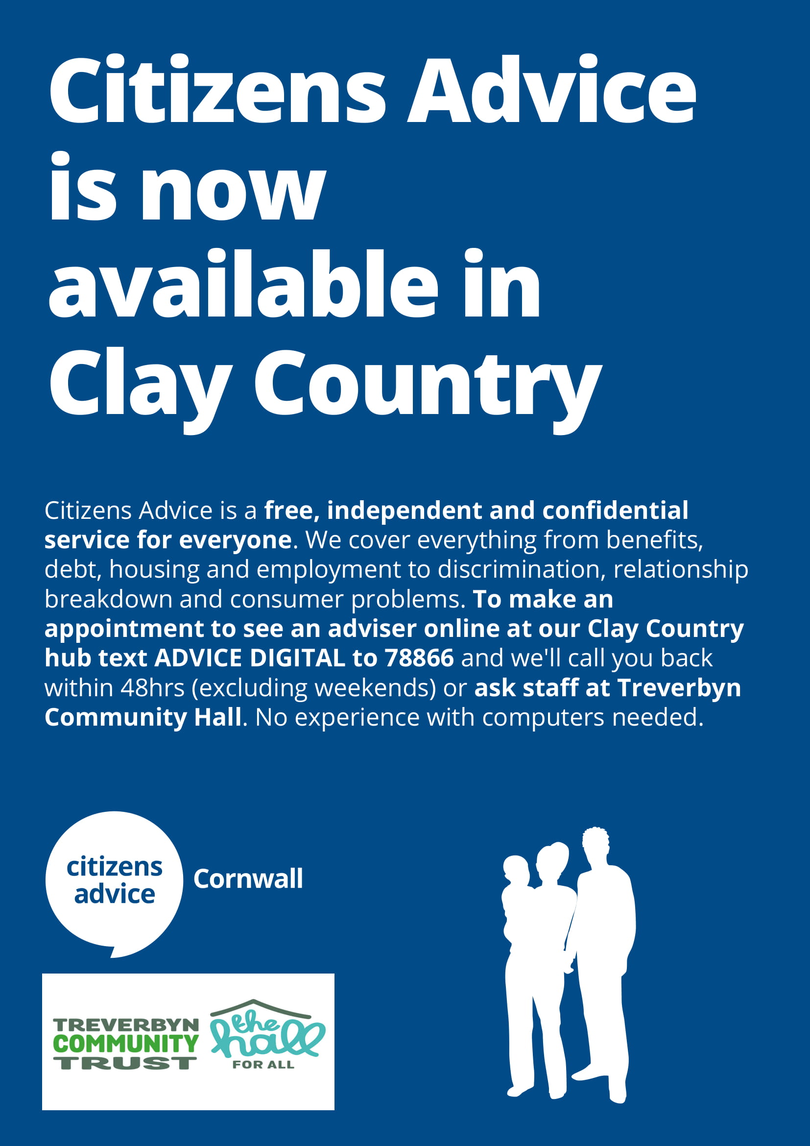 Remote advice service clay country poster 1